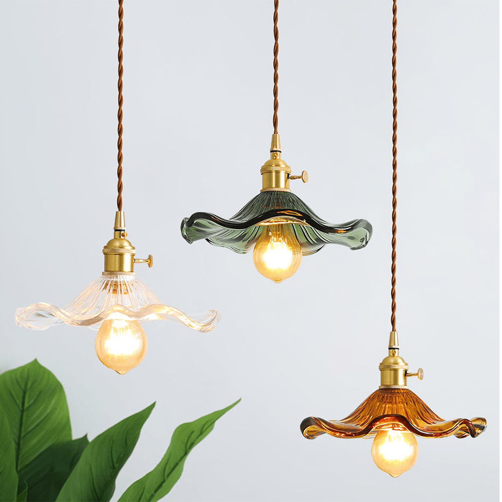 PetalPendant - Lampada a Sospensione di Fiore – lampada design da parete di Luximode