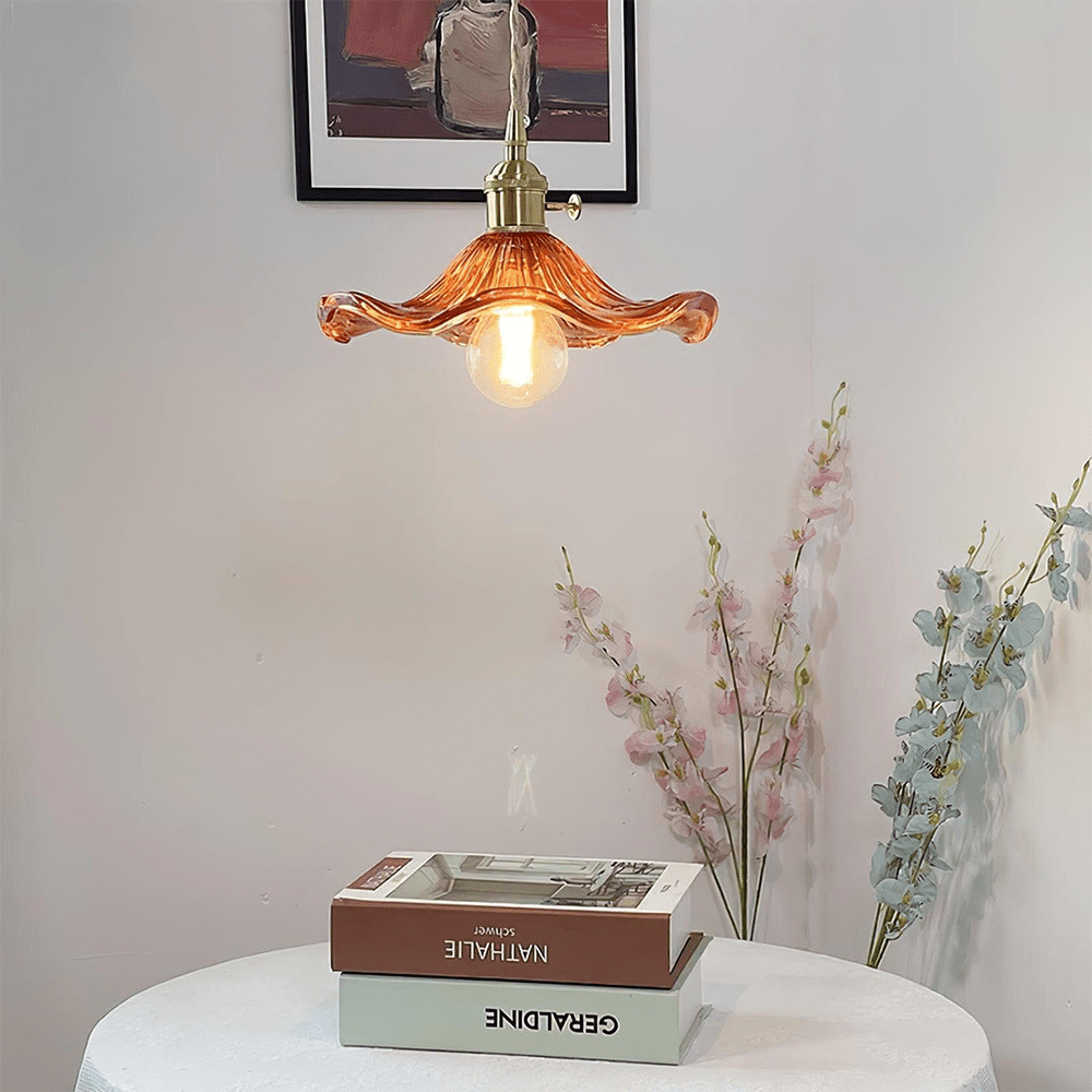 PetalPendant - Lampada a Sospensione di Fiore – lampada design da parete di Luximode