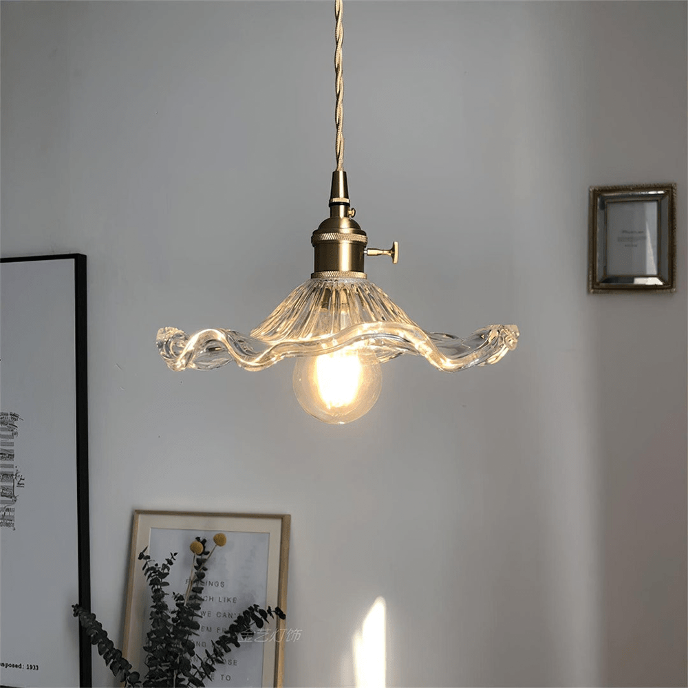 PetalPendant - Lampada a Sospensione di Fiore – lampada design da parete di Luximode