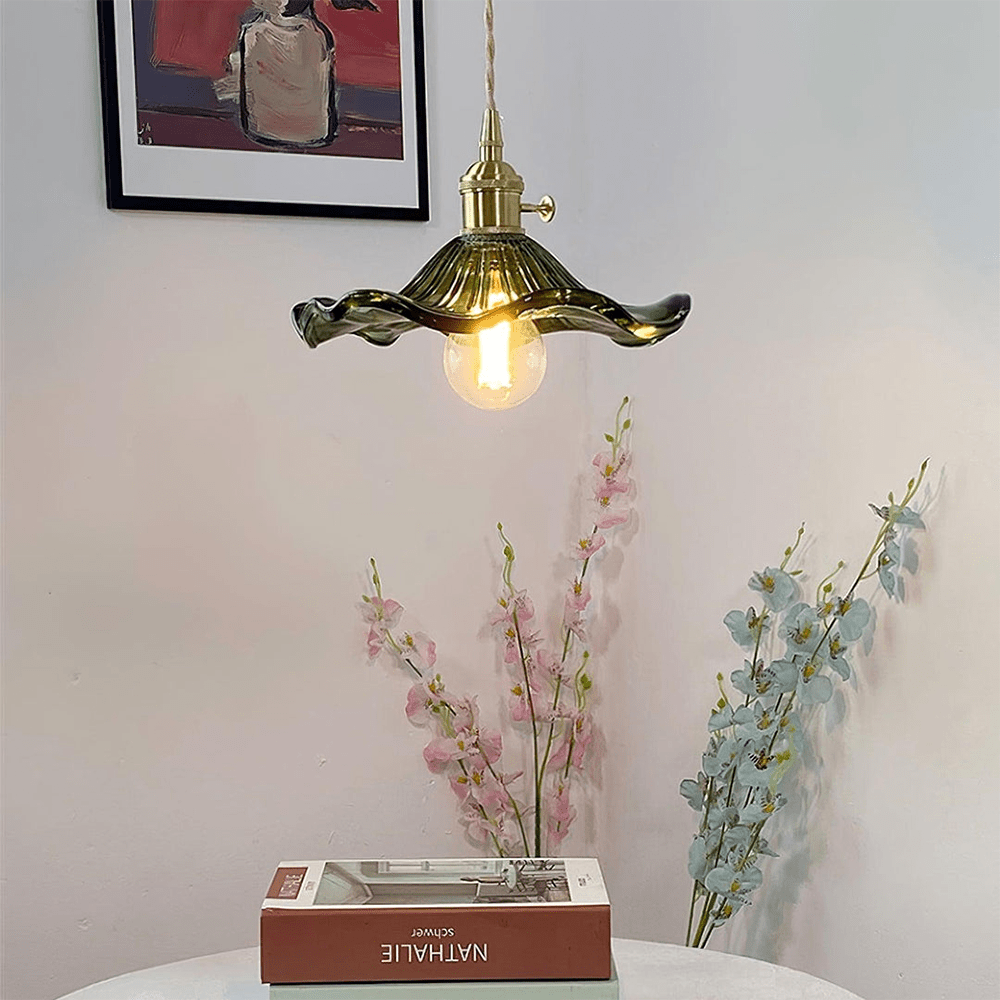 PetalPendant - Lampada a Sospensione di Fiore – lampada design da parete di Luximode