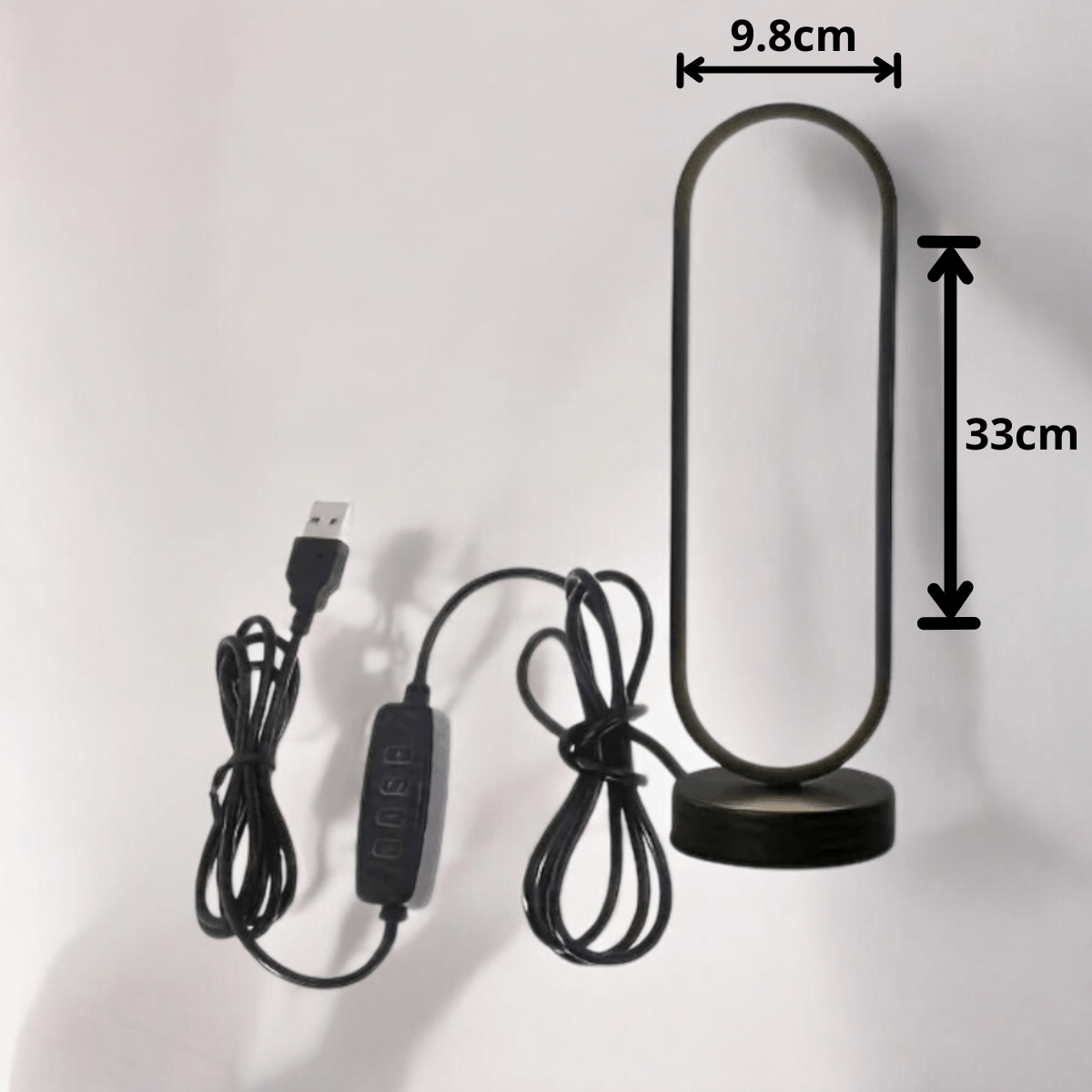 OvaloLED - Lampada da Tavolo a Forma di Ovale – lampada design da parete di Luximode