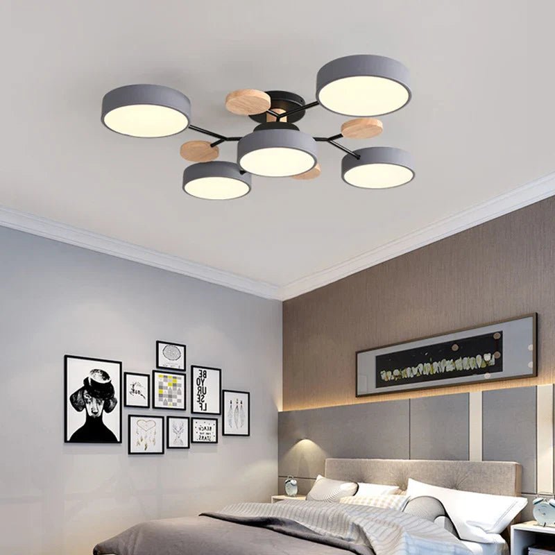 LumiHalo - Plafoniera Creativa LED a Soffitto – lampada design da parete di Luximode