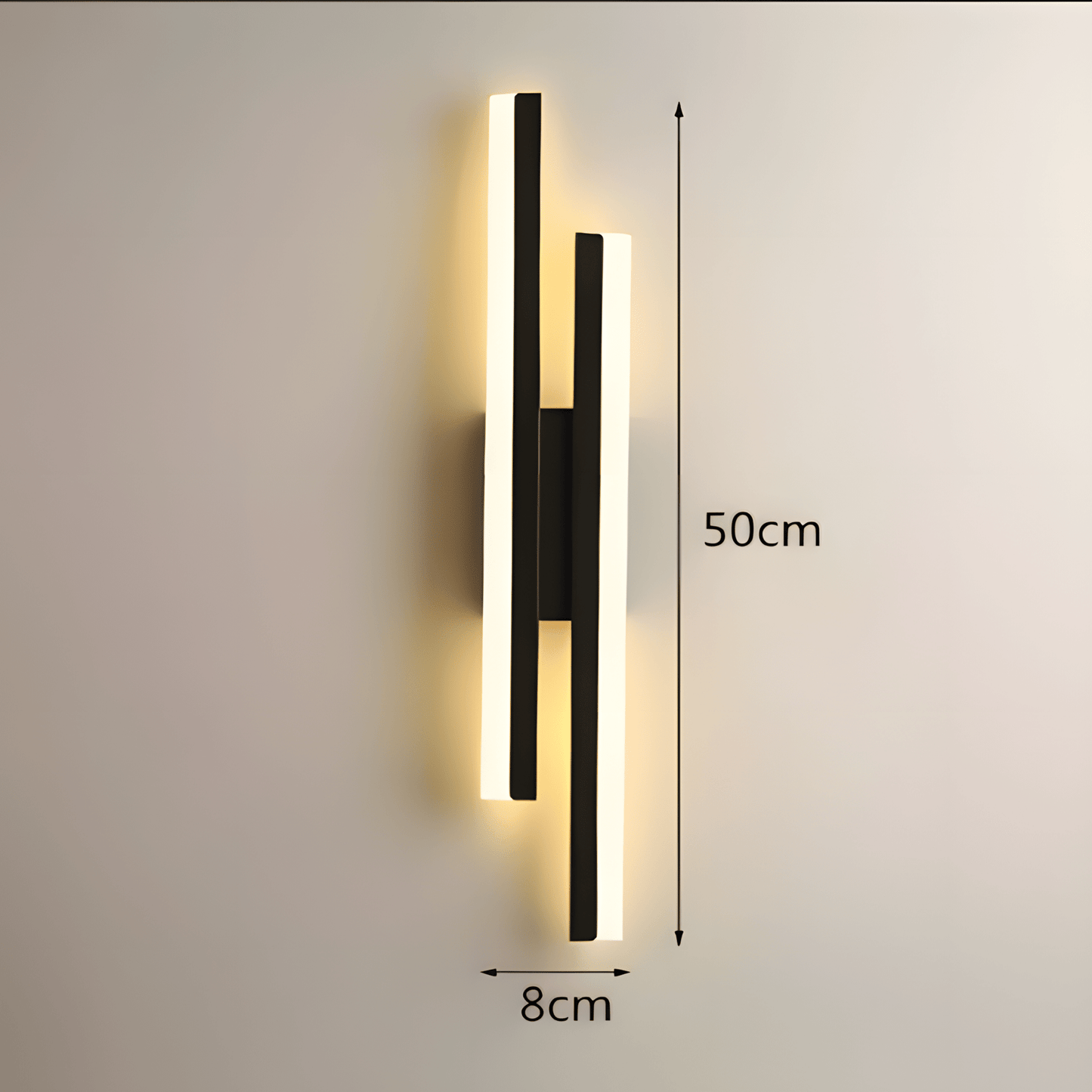 SleekDuo - Applique da Parete Moderna – lampada design da parete di Luximode
