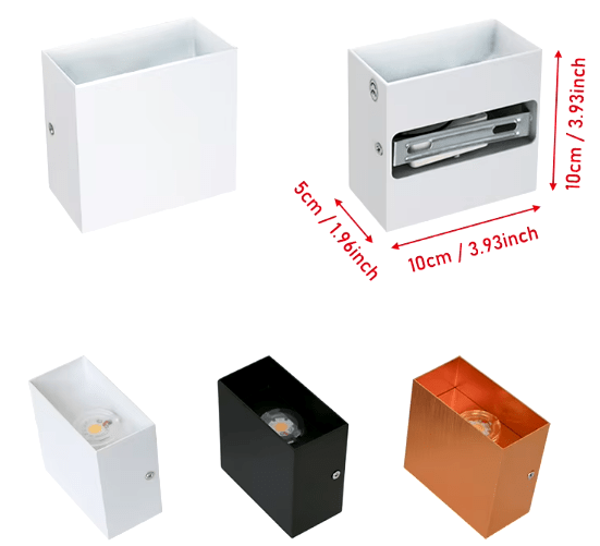 EclatRomano - Applique da Parete Elegante – lampada design da parete di Luximode