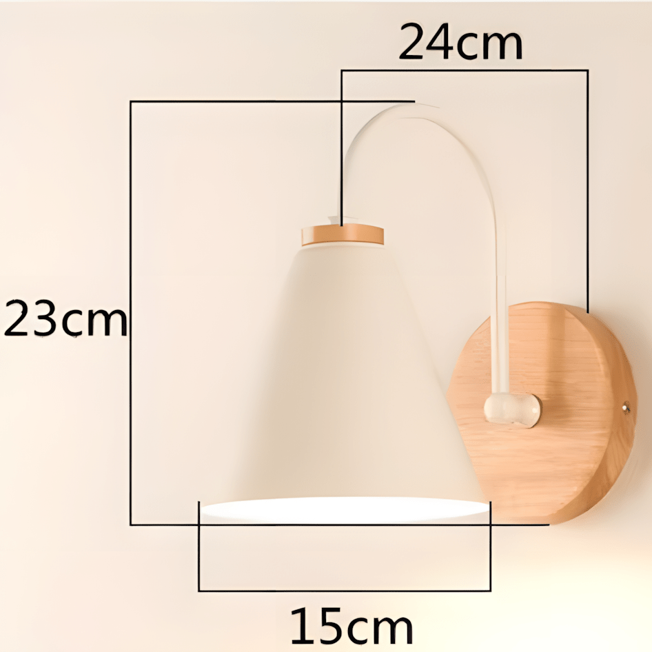Timber - Applique da Parete Semplice ed Elegante – lampada design da parete di Luximode