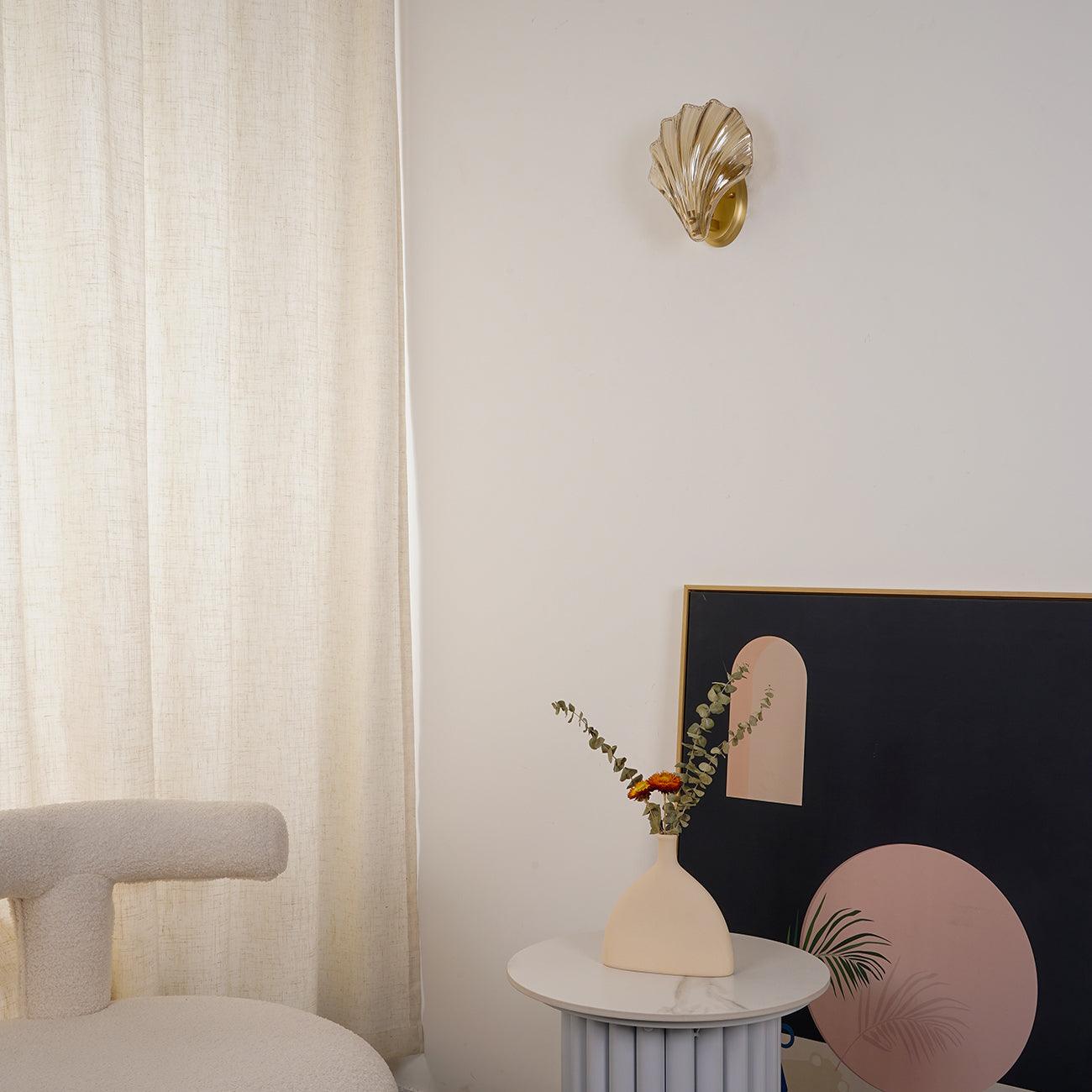 ShellGlow - Lampada da Parete a forma di Conchiglia – lampada design da parete di Luximode
