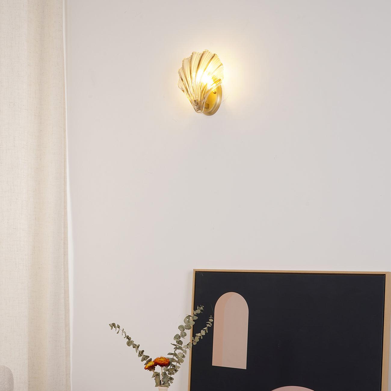 ShellGlow - Lampada da Parete a forma di Conchiglia – lampada design da parete di Luximode