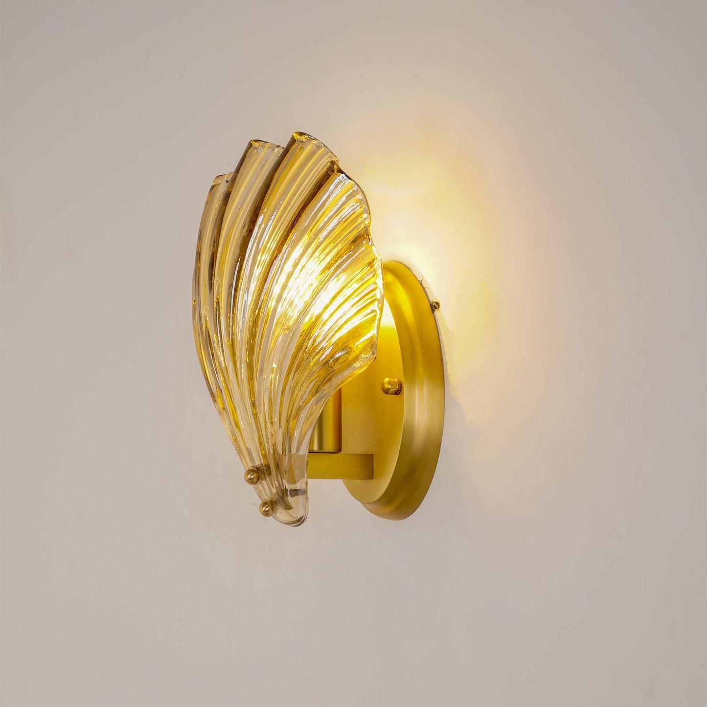 ShellGlow - Lampada da Parete a forma di Conchiglia – lampada design da parete di Luximode