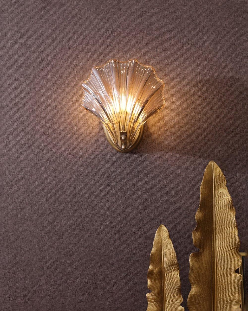 ShellGlow - Lampada da Parete a forma di Conchiglia – lampada design da parete di Luximode