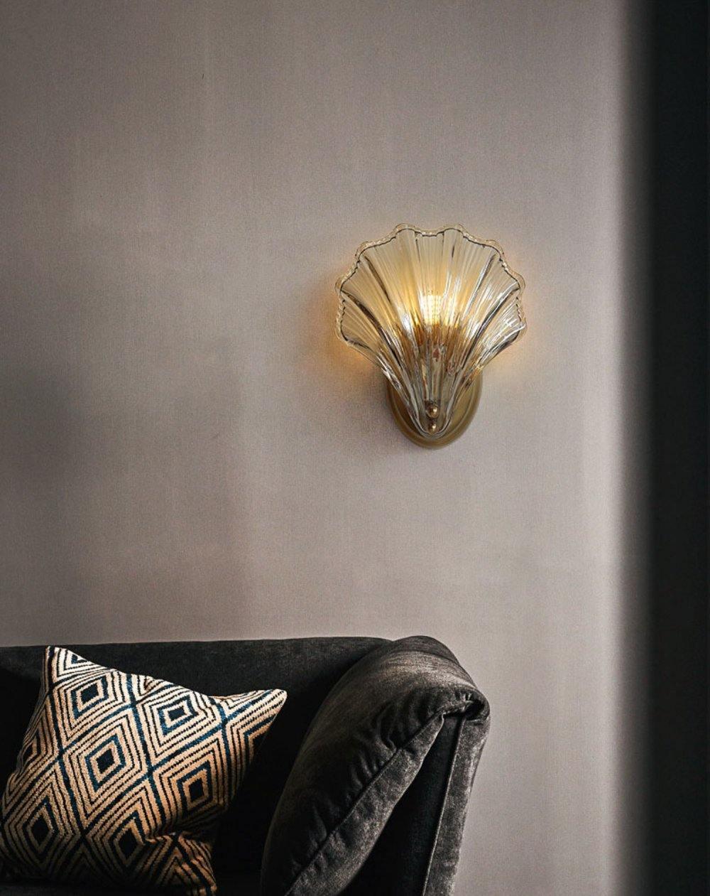 ShellGlow - Lampada da Parete a forma di Conchiglia – lampada design da parete di Luximode