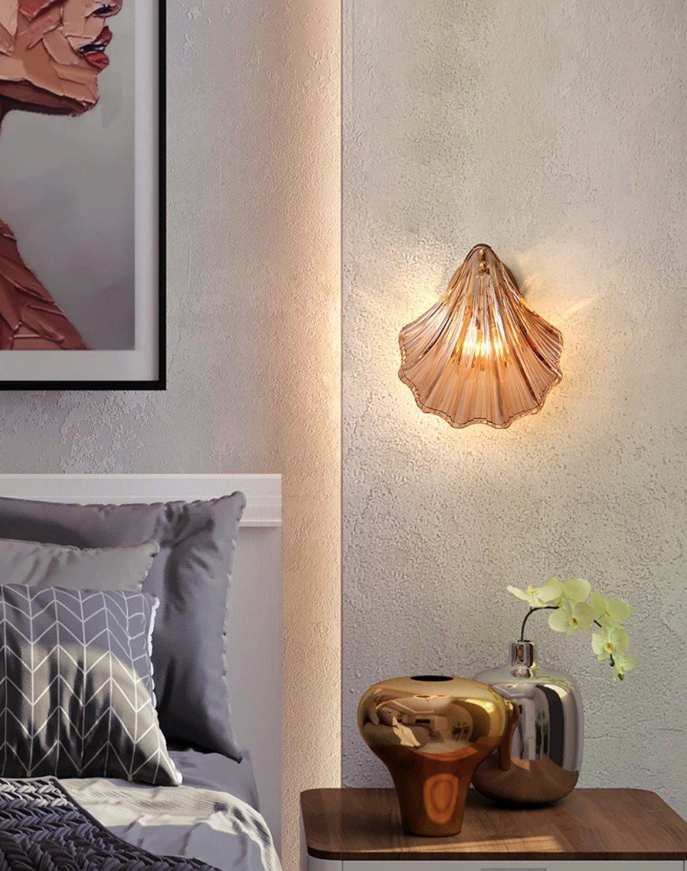 ShellGlow - Lampada da Parete a forma di Conchiglia – lampada design da parete di Luximode