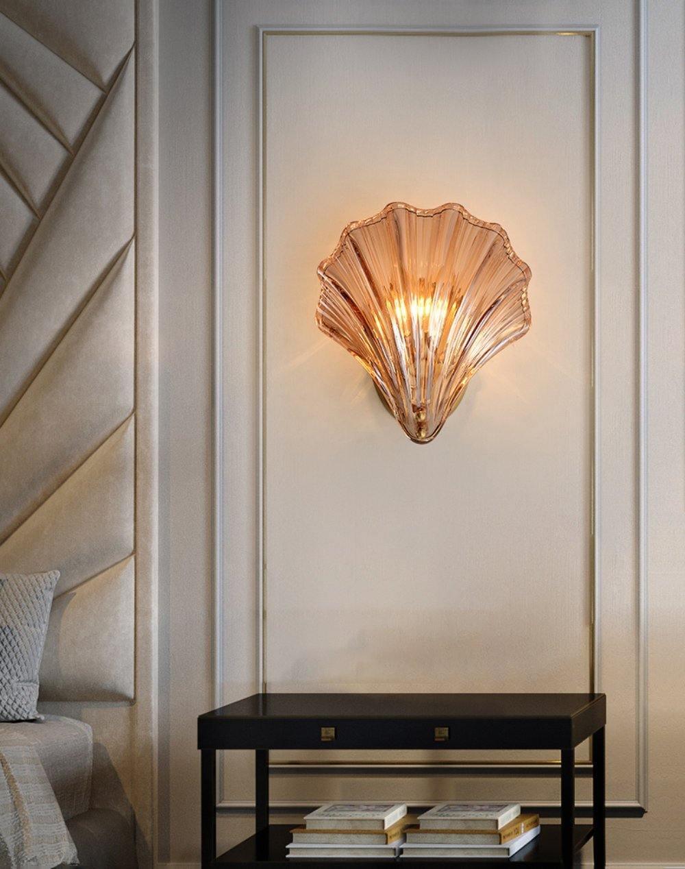 ShellGlow - Lampada da Parete a forma di Conchiglia – lampada design da parete di Luximode