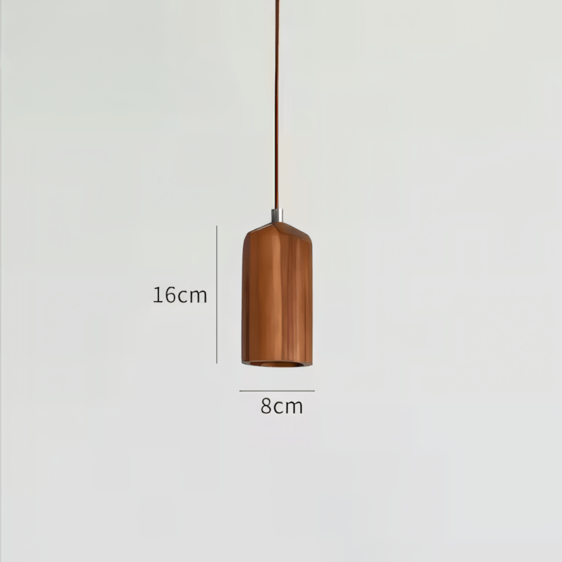 NordicWood - Lampada a Sospensione in Legno – lampada design da parete di Luximode