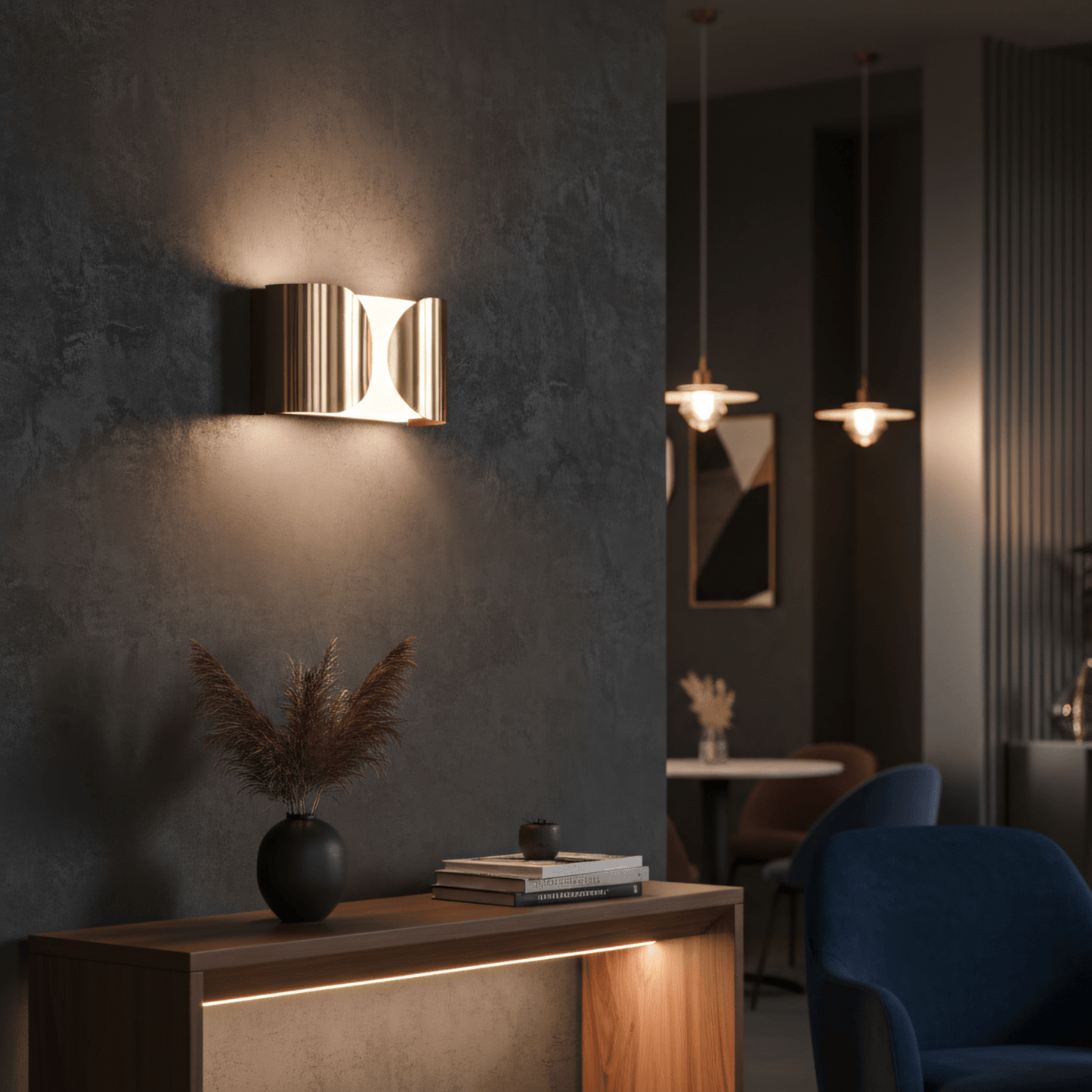 LeafLight - Lampada da Parete Decorativa – lampada design da parete di Luximode