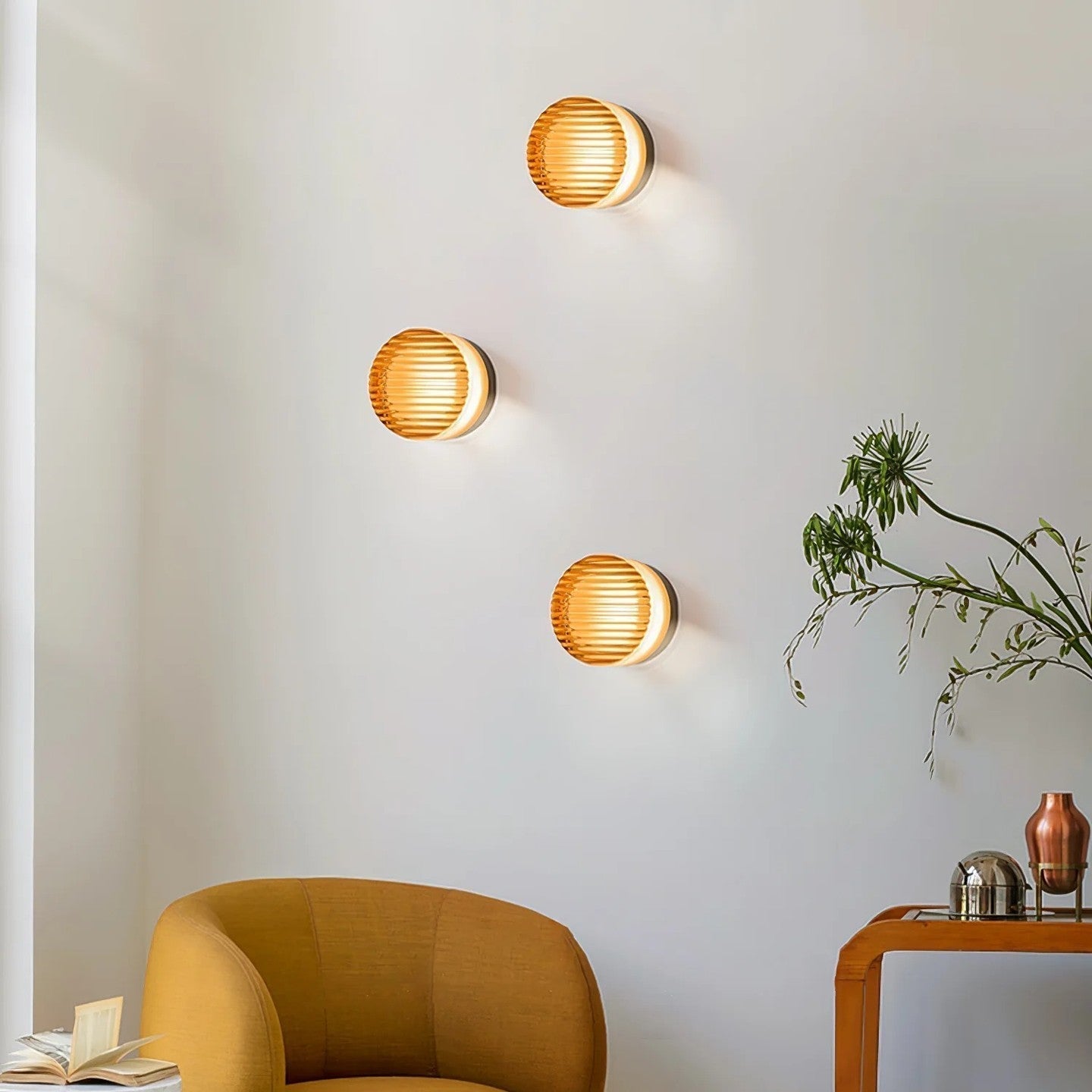 AuroraWave - Lampada da Parete Elegante – lampada design da parete di Luximode