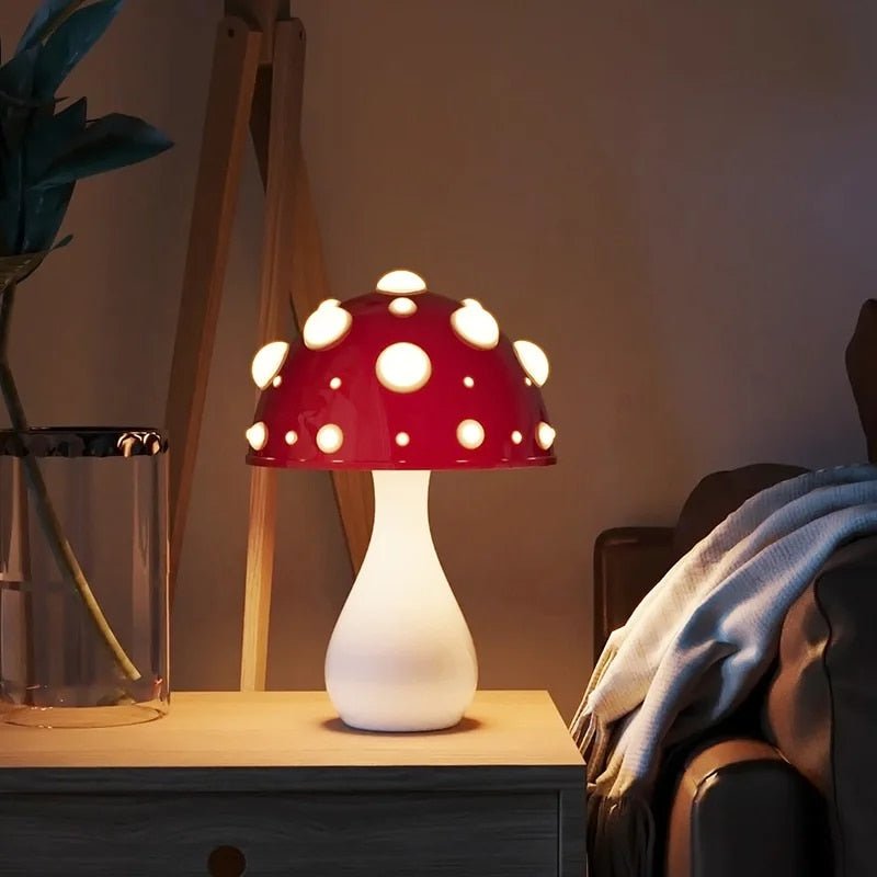 Luminara - Ambientazione della lampada fungo in cameretta dimmerabile | Luximode