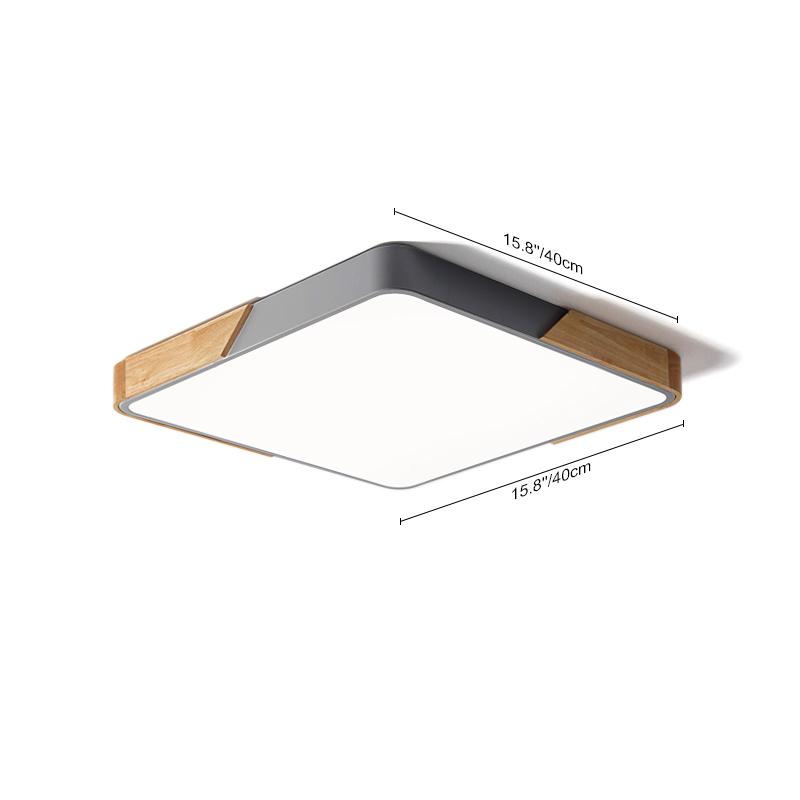 Misure della MinimalistSquare grigia: 40 x 40 cm