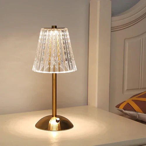 GoldenCrystal - Lampada da Tavolo Elegante – lampada design da parete di Luximode