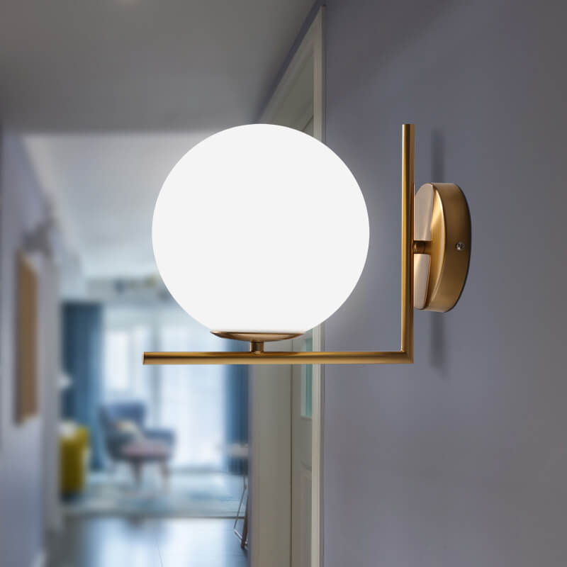 OpalGlobe - Lampada da Parete Elegante – lampada design da parete di Luximode