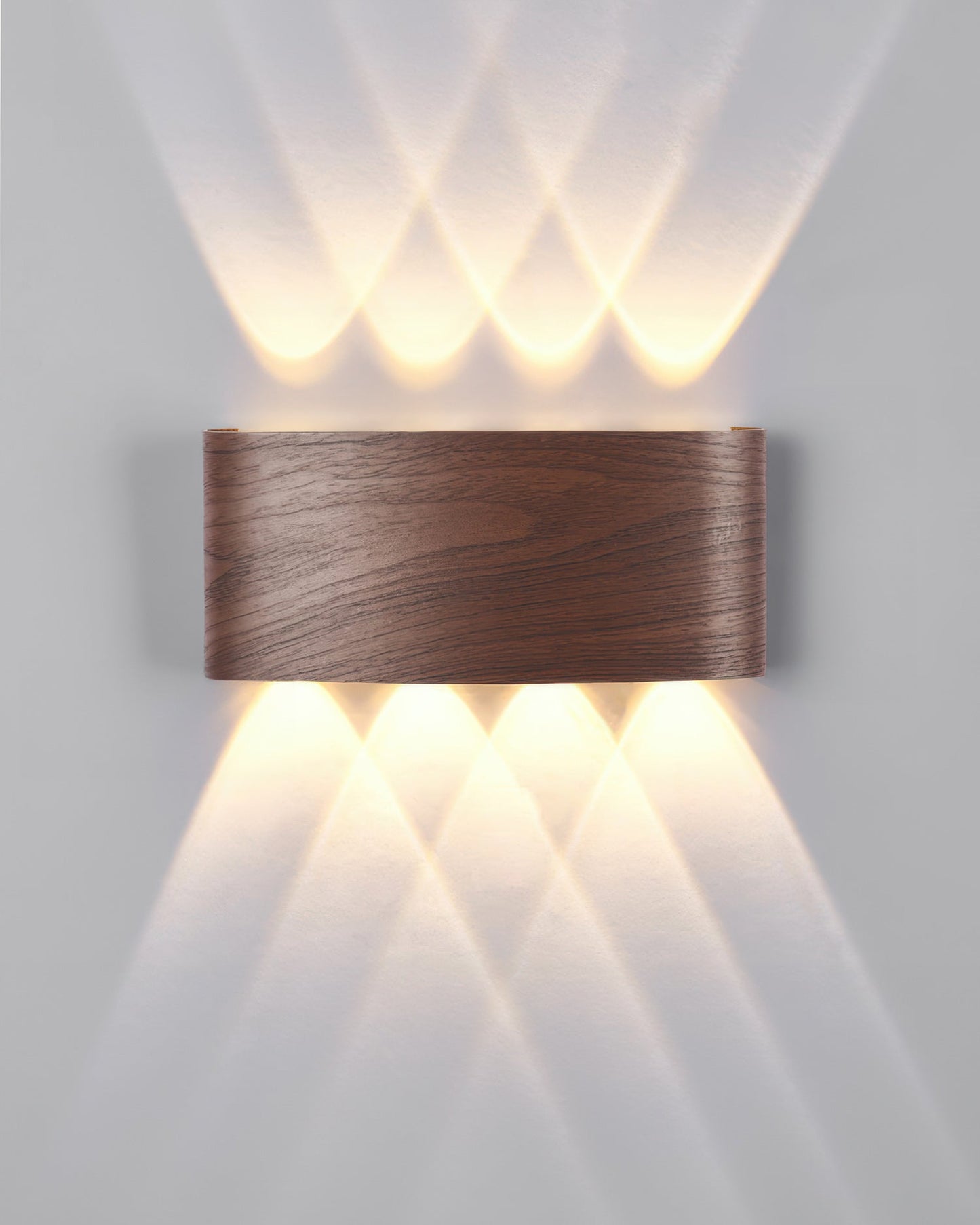 RadiantWood - Lampada da Parete in Legno – lampada design da parete di Luximode