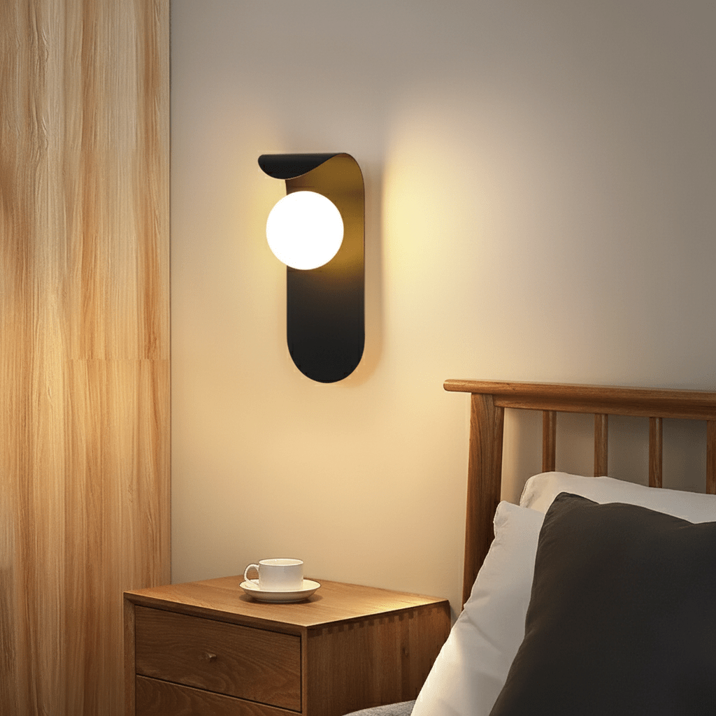 LunaPlate – Applique da Parete Minimalista – lampada design da parete di Luximode