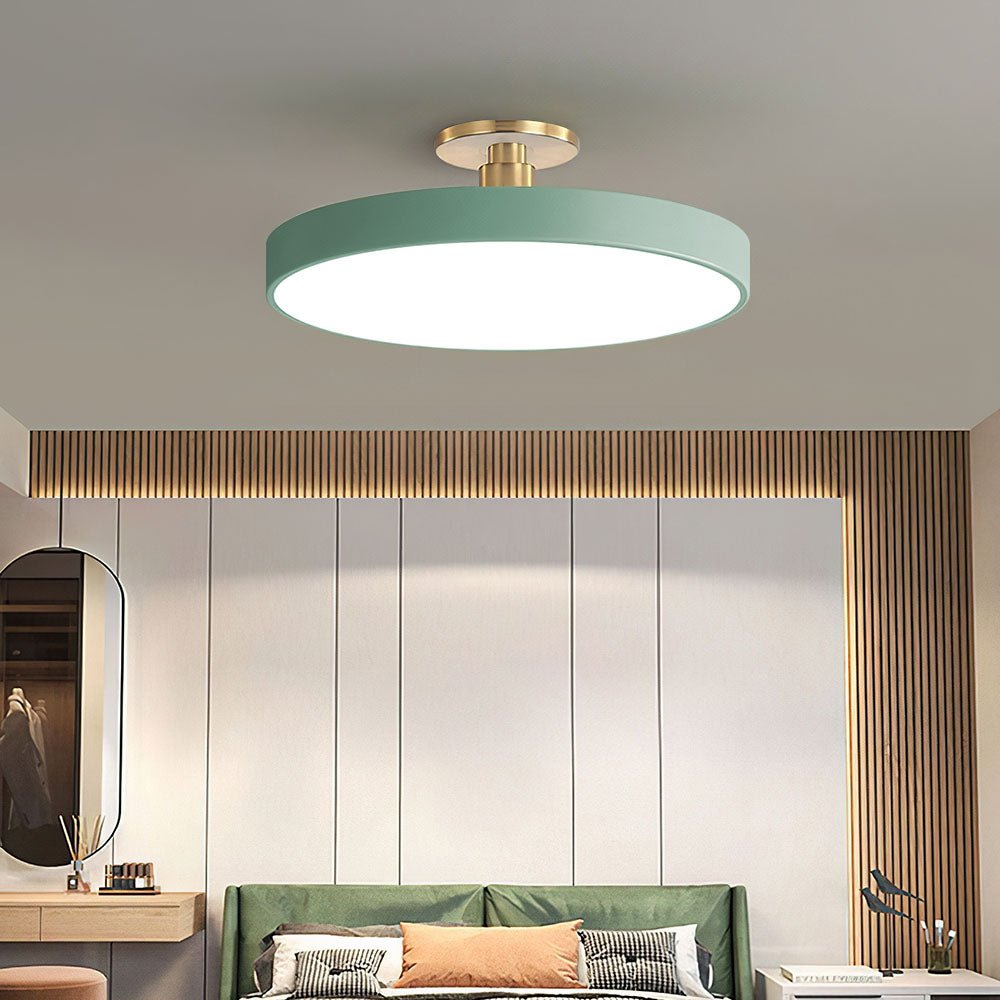ConciseCircular - Plafoniera Circolare LED a Soffitto – lampada design da parete di Luximode