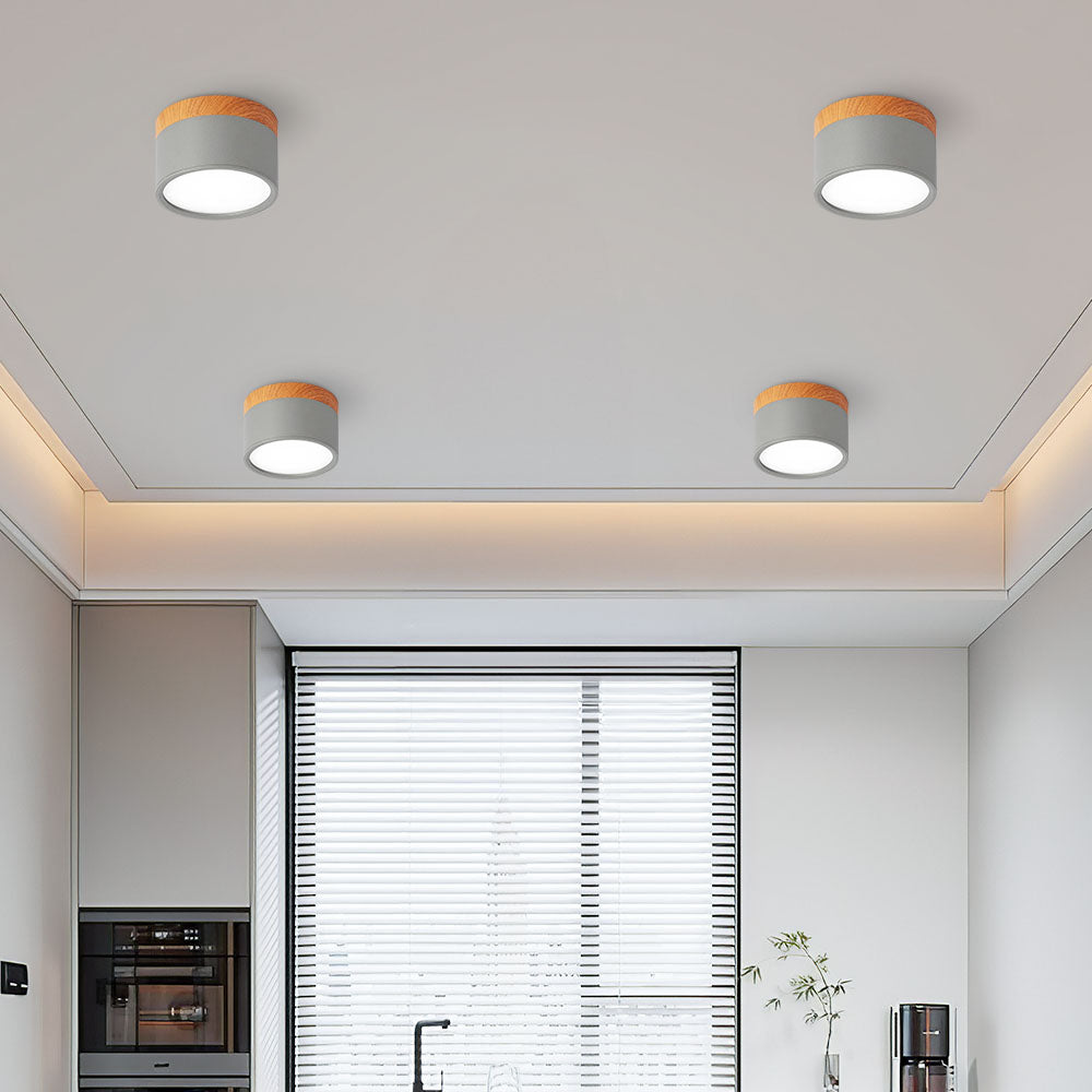 LumiFlush - Plafoniera da Soffitto Cilindrica