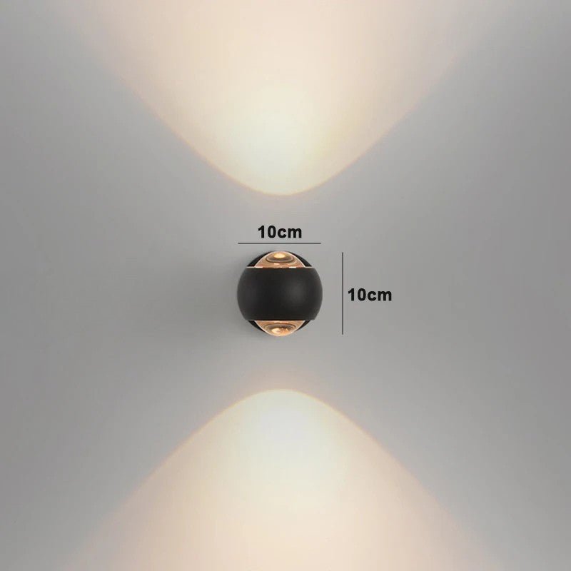 BeamArc – Applique da Parete Moderna a Luce Bidirezionale – lampada design da parete di Luximode