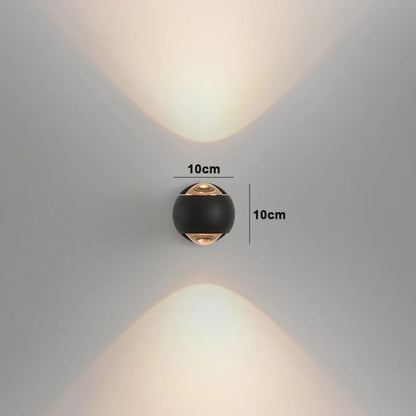 BeamArc – Applique da Parete Moderna a Luce Bidirezionale – lampada design da parete di Luximode