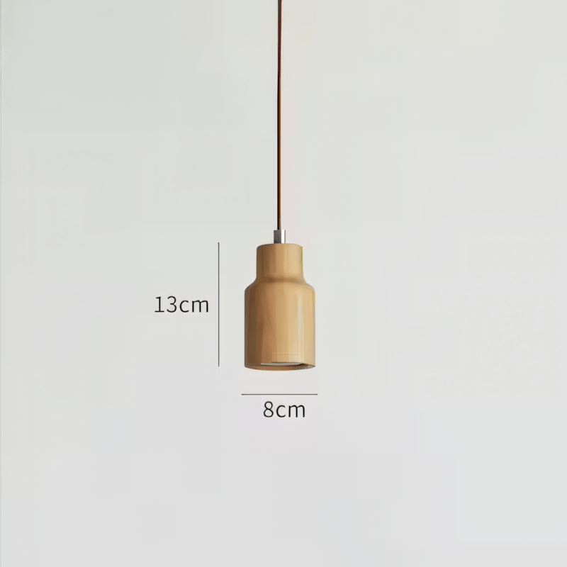 NordicWood - Lampada a Sospensione in Legno – lampada design da parete di Luximode
