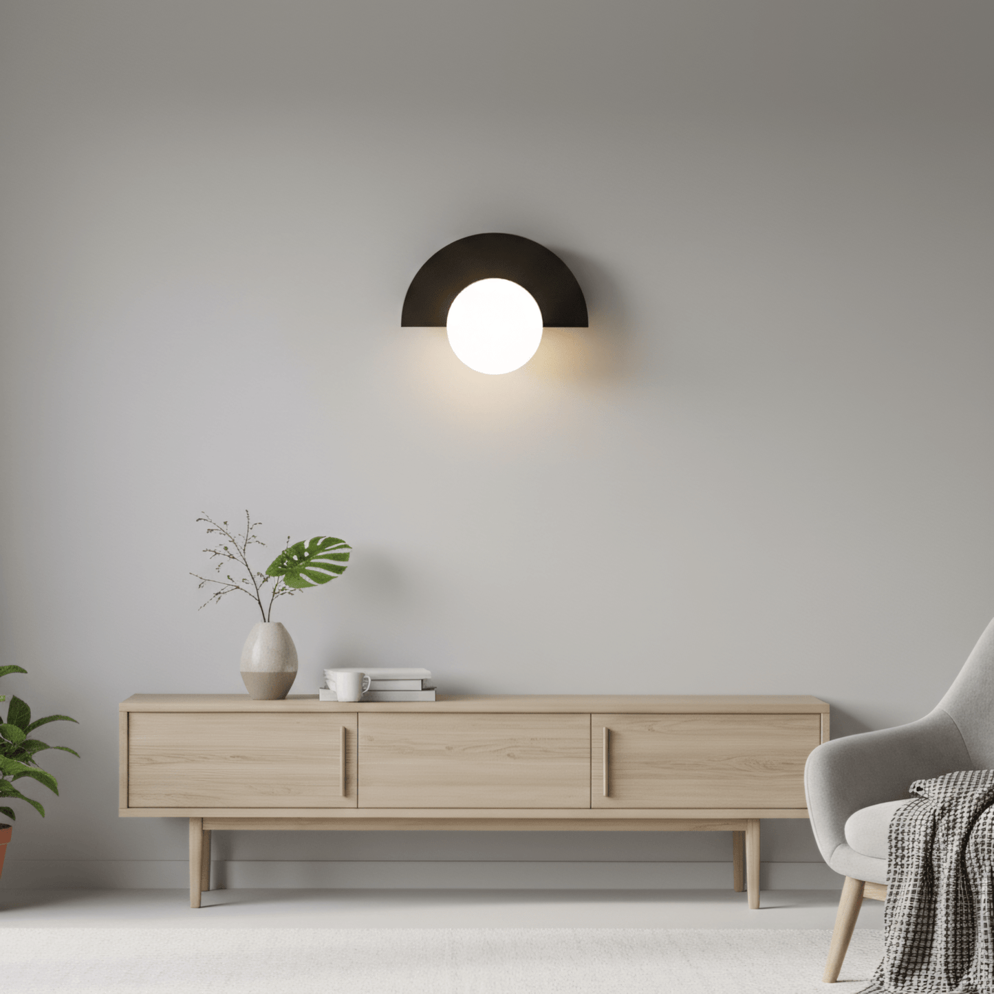 EverestCircle - Lampada da Parete Nordica – lampada design da parete di Luximode