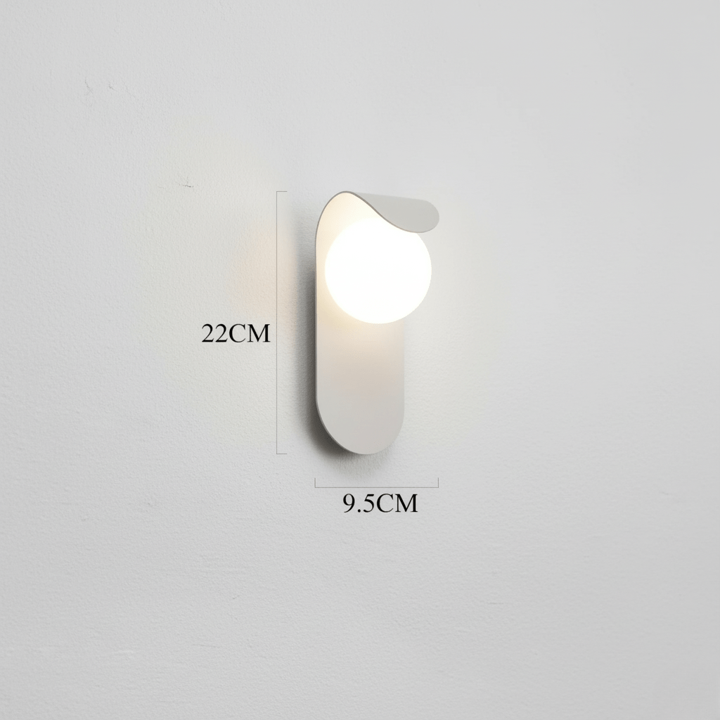 LunaPlate – Applique da Parete Minimalista – lampada design da parete di Luximode
