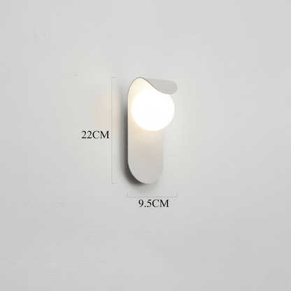 LunaPlate – Applique da Parete Minimalista – lampada design da parete di Luximode