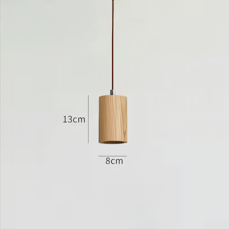 NordicWood - Lampada a Sospensione in Legno – lampada design da parete di Luximode