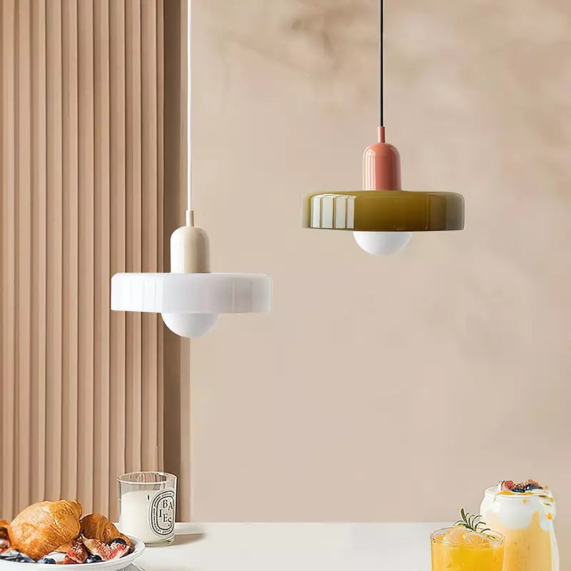 NordicLuxe - Lampadario a sospensione in vetro nordico