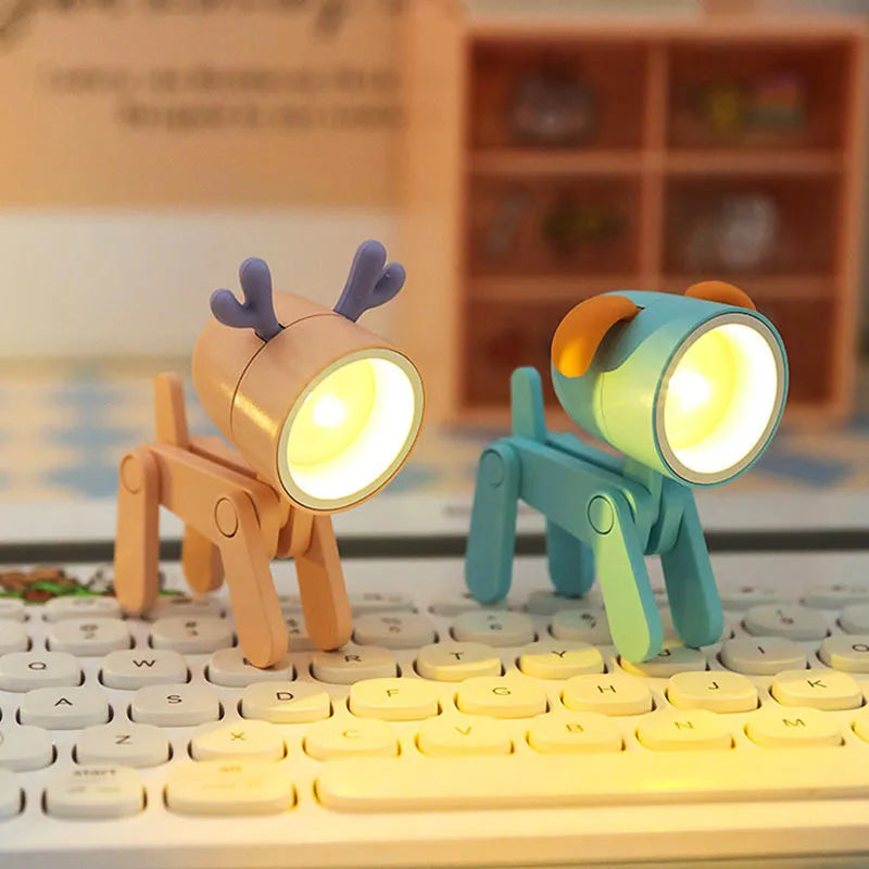 WoofBuddy - Mini Lampada da Scrivania a Batteria