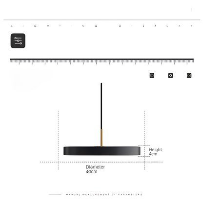 MetalGlow - Lampada a Sospensione Moderna