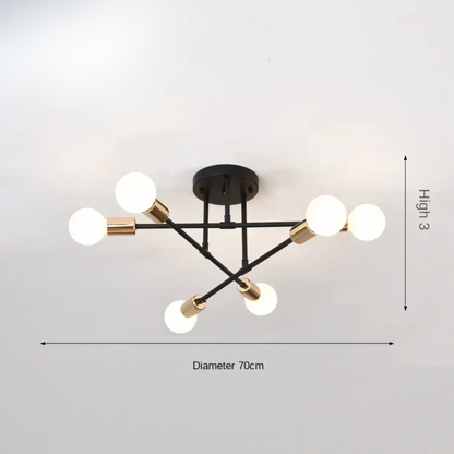 LumiSix - Lampada a Sospensione a 6 Luci