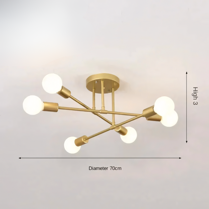 LumiSix - Lampada a Sospensione a 6 Luci