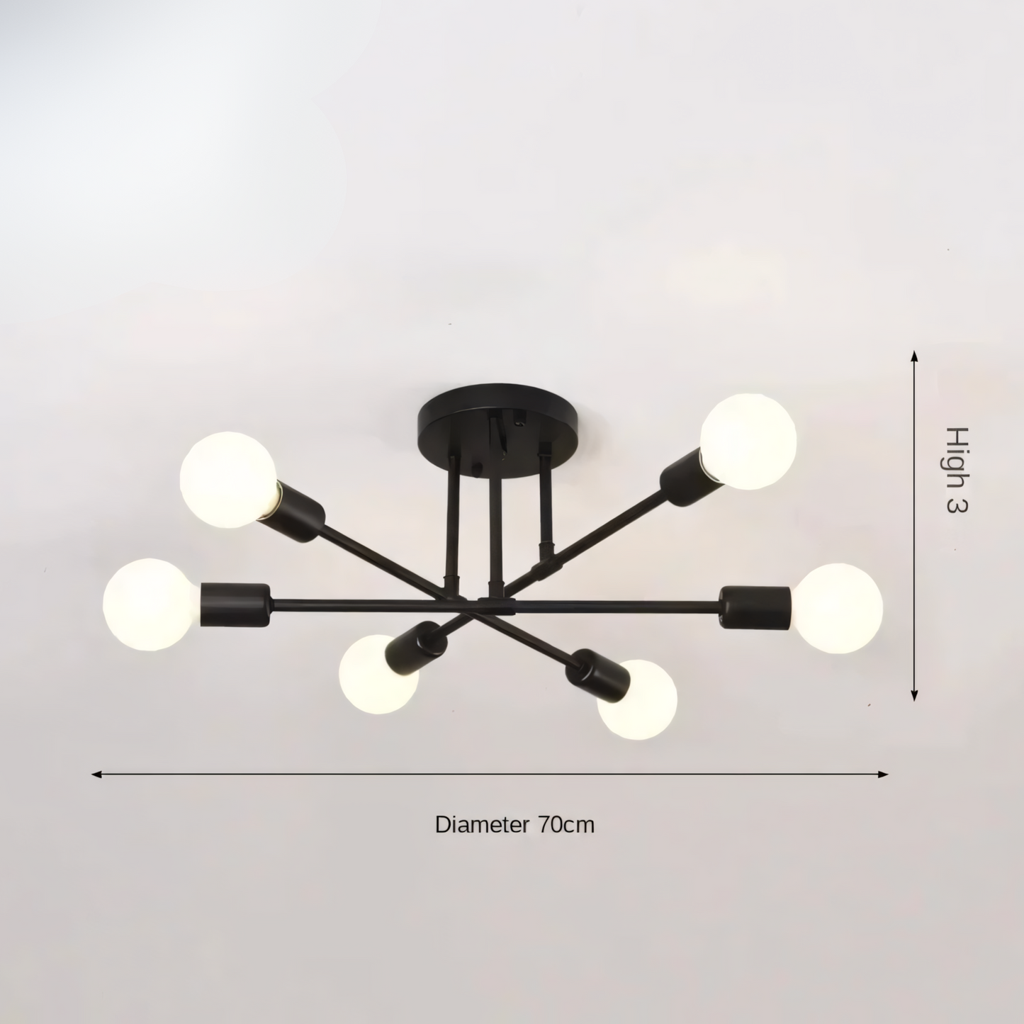 LumiSix - Lampada a Sospensione a 6 Luci