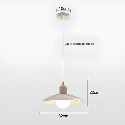 DomeLine – Lampada a Sospensione Nordica Bauhaus in Alluminio – lampada design da parete di Luximode