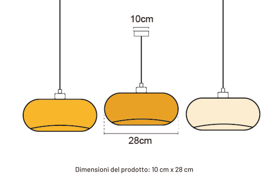 KerianHaus - Lampada a Sospensione Bauhaus – lampada design da parete di Luximode