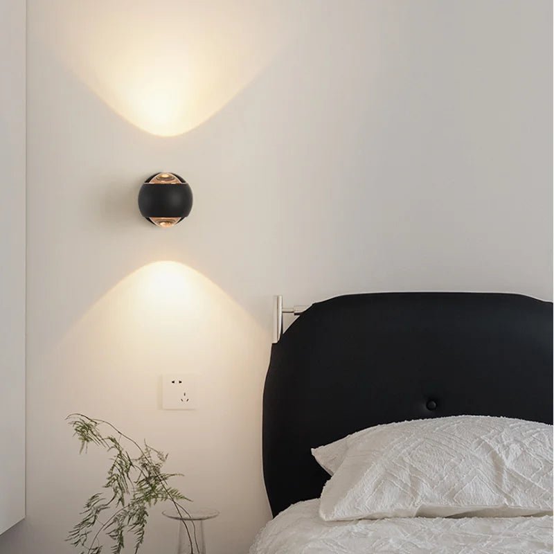 BeamArc – Applique da Parete Moderna a Luce Bidirezionale – lampada design da parete di Luximode