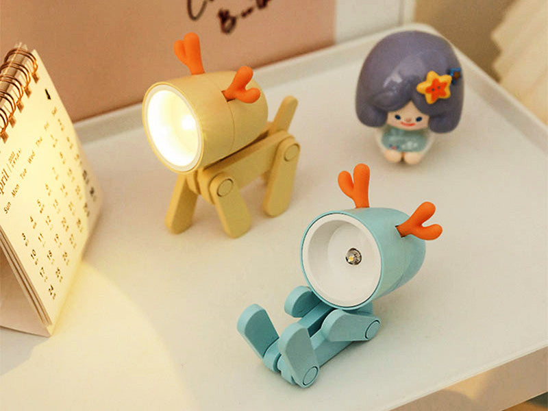 WoofBuddy - Mini Lampada da Scrivania a Batteria