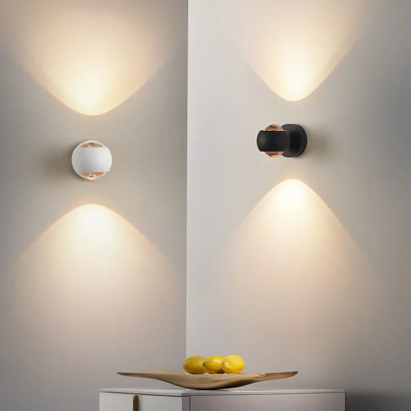 BeamArc – Applique da Parete Moderna a Luce Bidirezionale – lampada design da parete di Luximode