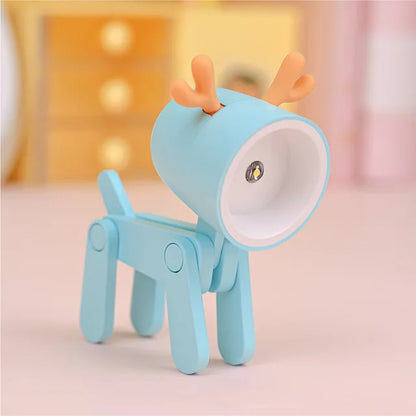 WoofBuddy - Mini Lampada da Scrivania a Batteria