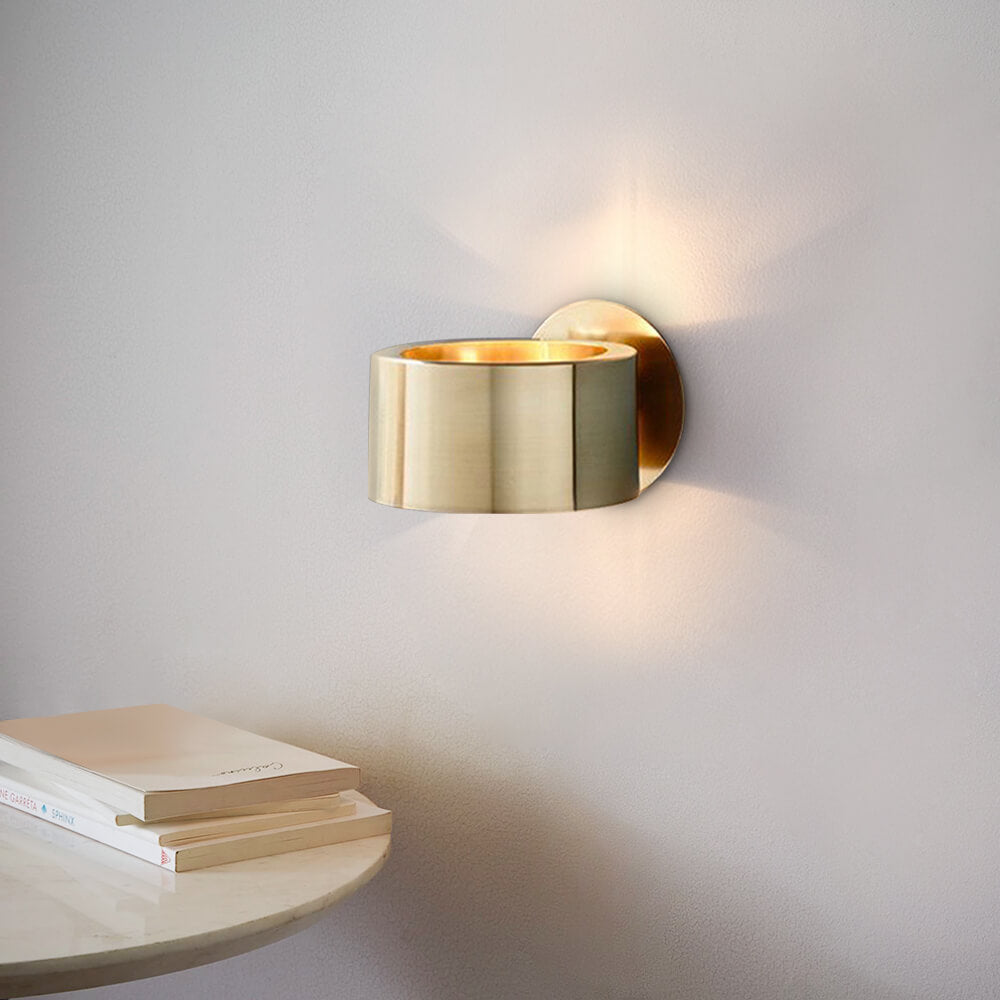 LightRing - Lampada da Parete in Ottone Spazzolato