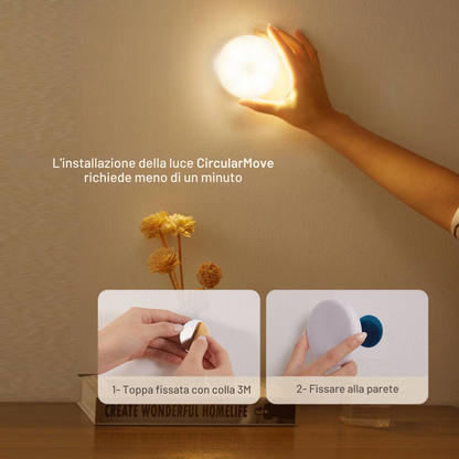 CircularMove - Lampada con Sensore di Movimento