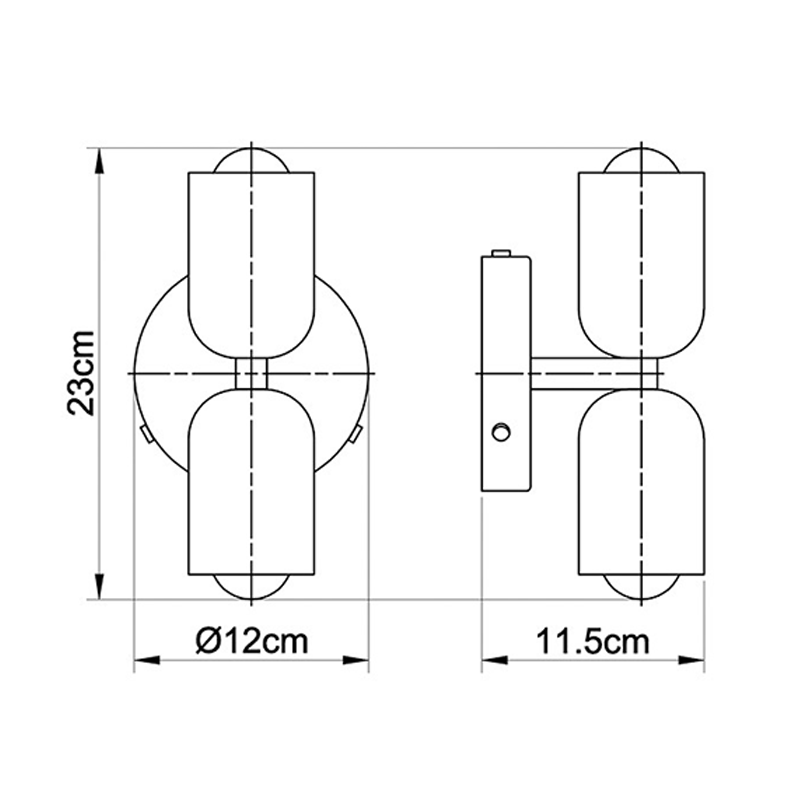 LumiTwist - Applique da Parete Elegante