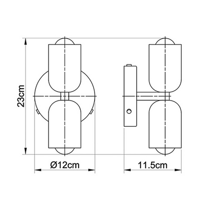 LumiTwist - Applique da Parete Elegante